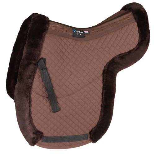 Shires arma fully lined numnah - lined,